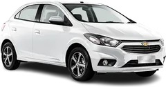 Carro compacto branco